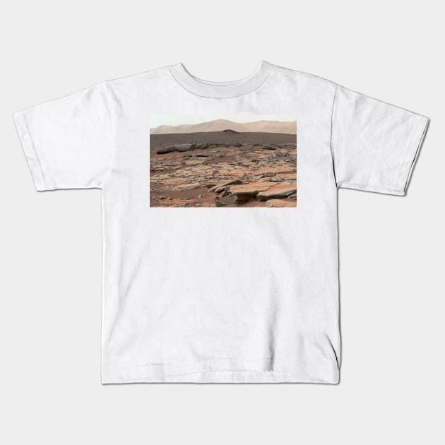 Erosion on Mars, Curiosity rover image (C023/5354) Kids T-Shirt by SciencePhoto